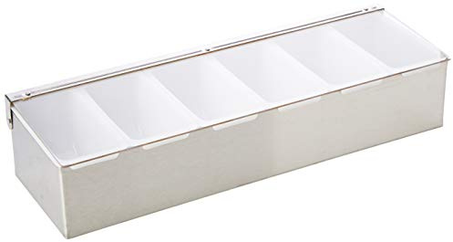 Utopia Condiment Holder 6 Compartments - Single - Buffet Service