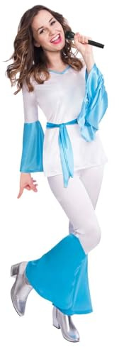 Amscan - Ladies 1970's Pop Queen Fancy Dress Costume Size: 8-18