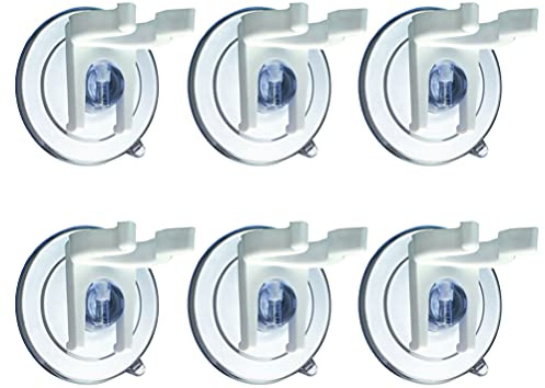 VOSAREA 8Pcs Fenster Kerzen Saugnäpfe Klemme LED Kerzen Kerzenhalter Saugnapf für Fenster Xmas Party