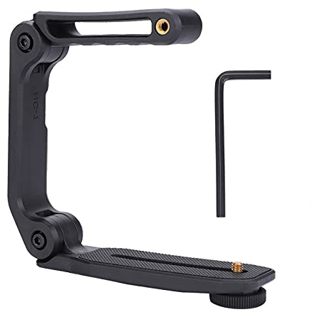 Socobeta U-Grip Stabilizzatore per fotocamera DSLR e Video, Nero, 1/4 Treppiede Mount, Compatibile con DSLR, Videocamera Digitale
