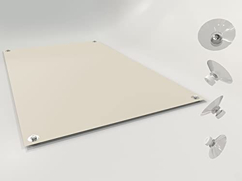 Home-Vision® Dachfensterrollo Verdunkelungsrollo Velux-kompatibel ohne Bohren mit Saugnäpfen Lichtundurchlässig Thermorollo Thermo-Rollo für Dachfensterr (Creme, P06-76cm x 93cm)