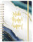 Terminplaner 2025 - Terminplaner 2025 A5 Wochenansicht von Januar 2025 bis Dez. 2025, Doppeldrahtbindung, Hardcover, Gummizugverschluss, 21,5 x 15,5 x 1,5 cm, grün und blau