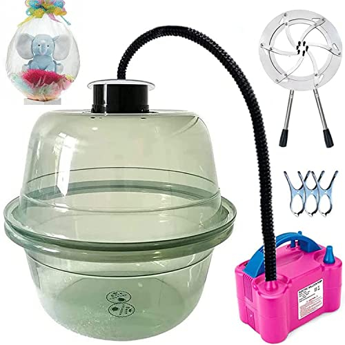 Ballon-Füllmaschinen-Set mit 800 W elektrischer Ballonpumpe und Ballon-Expander, 46 cm/18,1 Zoll, zum Verpacken Ihrer Ballon-Geschenke, Ballon-Füller-Werkzeug-Set für DIY Hochzeit, Geburtstag, Party,