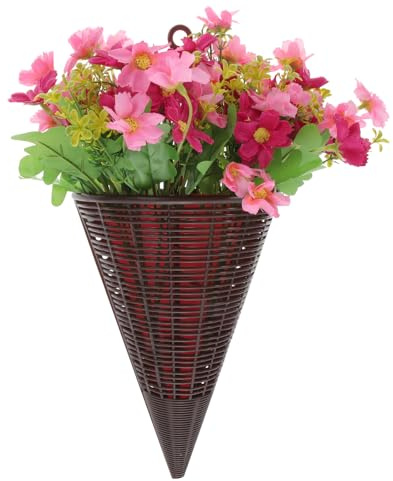 BESPORTBLE Simulated Flower Hanging Basket - Beautiful Artificial Flowers for Home and Office Decoration Ideal for Living Room Garden and Party Settings