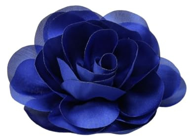 MYMERCERIE Broche Fleur 11cm Bleu