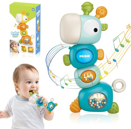 Baby spielzeug 1 jahr,Montessori spielzeug ab 1 jahr Musikalische Kinderspielzeug Motorikspielzeug Baby Spielzeug 6 Monate,Geburtstag Geschenk für Baby 6 9 12 Monate 1 2 3 Jahr