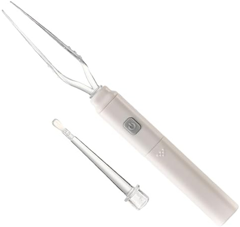 Kit De Limpieza Auditiva | Extracción de Cerumen con Luz LED y Cucharilla Portátil - Pinza De Cerumen Con Puntas De Silicona Para Niños, Bebés Y Adultos