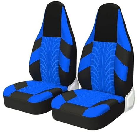 Fundas Asiento De Coche 2 Fundas Universales para Asientos Delanteros Deportivos De Coche Aptas para La Mayoría De Los Coches Fundas Asientos Coche(2PCS Blue)
