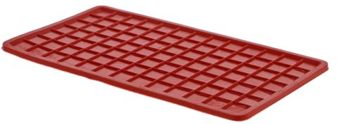 SHINEOFI Ironing Rest Pad Heat-resistant Silicone Mat Red Iron Protective Pad Thick for Table Safety Use
