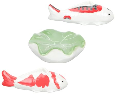BESTonZON 3stücke Schwimmende Keramikfische Aquariumdekoration Keramik-fischdeko Bezaubernd Für Glasbecken Schwimmende Keramikkugel Ornamente Aquariumornamente