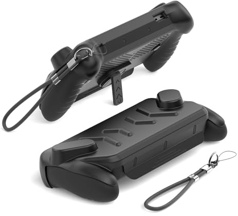 JYGamhanbil Funda Protectora Set para ASUS ROG Xbox Ally X Gaming Consola | Bolsa Carcasa Delantera Desmontable,Estuche Trasera Soporte,Correa para ROG Xbox Ally Handheld Portátil de Juegos, Negro