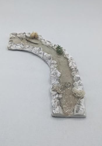 Fluss Flusslauf Flussbiegung Bach Modellbau Gewässer KrippenbaumaterialKrippe Bauen Landschaftsbau Diorama Dioramen (menflussschleife)