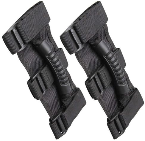 Psdndeww Agarre De Soporte Techo Vehículo Montaje Rápido Interior Antideslizante Tela Oxford Resistente para Condiciones Carreteras con Baches Fuerte