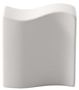 Villeroy und Boch NewWave Pfefferstreuer, Premium Porzellan, Weiß