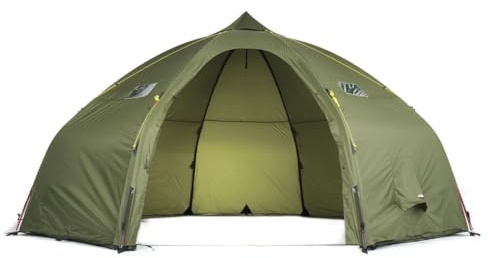Helsport Zelt Varanger Dome 8-10 Outhertent + Tentpoles Green