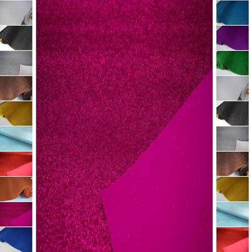 Stoffbook PINK MOOSGUMMI Glitzer 2MM BASTELMATERIAL Stoff Stoffe, D001