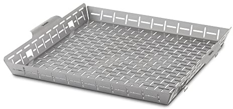 Weber Crafted Roasting Basket – Stainless‑Steel Grill Basket for Even Roasting of Small & Delicate Foods, Designed for Weber Crafted Outdoor Kitchen System