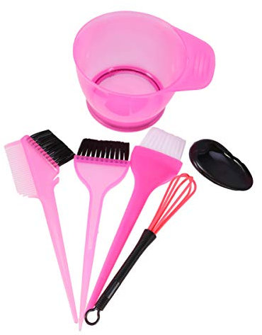 FOMIYES 6stücke Teiliges Haarfärbewerkzeug-set Haartönungsset-werkzeug Friseur-haarfarbset-werkzeug Für Zuhause Rosy