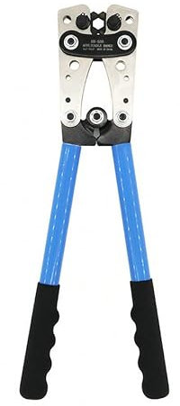 Crimpzange 6–50 mm² 1–10 AWG Rohrklemme Crimper Multitool Batteriekabel Sechskant-Crimpwerkzeug Kabelklemme Zange Handwerkzeuge (1 x Crimpzange)