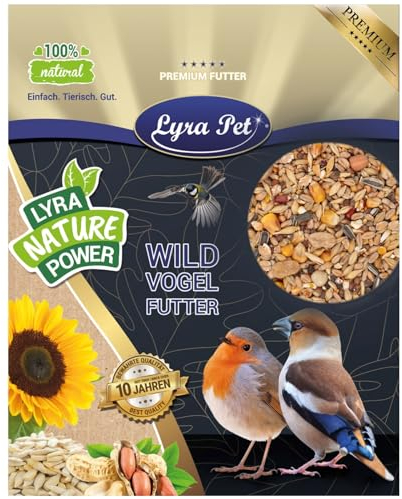 Lyra Pet® | 20 kg Streufutter aus 29 Komponenten | Wildvogelfutter für Sommer & Winter | Abwechslungsreiches Vogelfutter für Wildvögel | Mit der Extra Portion Samen & Körner | Für Alle Körnerfresser