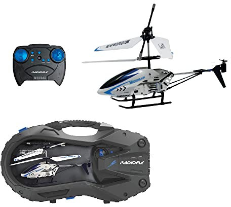 Radiofly - Michigan Elicottero Giocattolo Radiocomandato Lunghezza cm 23 con 6 Funzioni