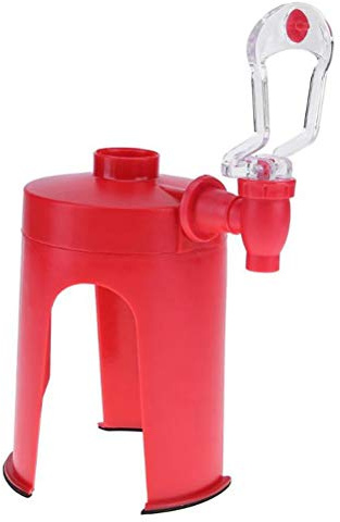 SyangKaitian Soda Dispenser, Creative Soda Dispenser Bottle Coke Machine Plastic Drink Dispenser,Hand Pressure Carbonated Beverage Machine Fizzy Soft Soda Dispenser for All Bottle Drinks