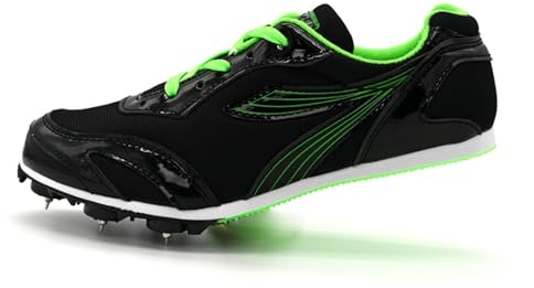 SerendipitousWhisper Leichtathletik Spike Schuhe,Athletik Spike Schuhe,Weitsprung-Leichtathletikschuhe,Track Spike Schuhe,Unisex,Atmungsaktive Leichte rutschfeste Laufschuhe Für Herren,Damen