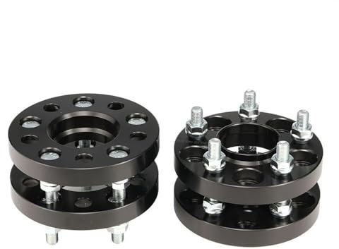 Spurverbreiterungen 4Pcs Für Ford Für Mondeo Für Focus MK2 MK3 Für RS Für ST 20mm Bolt-On Spurverbreiterungen 5x10 8 63,4 Rad Spacer Distanzscheiben Spurplatten Spurverbreiterung