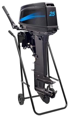 70KG Faltbarer Transportwagen Außenborder Bootsmotor Trolley Ständer Außenborder Transportwagen Motor Trolley Aussenborder Ständer Motor Stand,Faltbar Bootsanhänger mit Solid wheel