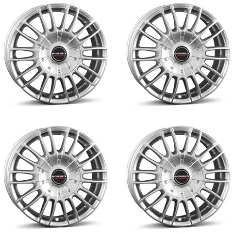 4x Borbet Felgen CW3 7.5x18 ET53 5x120 sterling silver kompatibel mit VW Amarok Crafter T5 T6 T6.1 Multivan T6.1 Transporter T7
