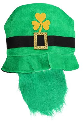 LIFKOME Patricks Day Dekorativer Hut Irischer Festivalhut Bart Einzigartige Party-requisiten
