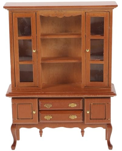 BESTonZON Miniatur Schrank Modell Für Puppenhaus Möbel Dekoration Miniatur Möbelstück Dollhouse Zubehör Für Sammler