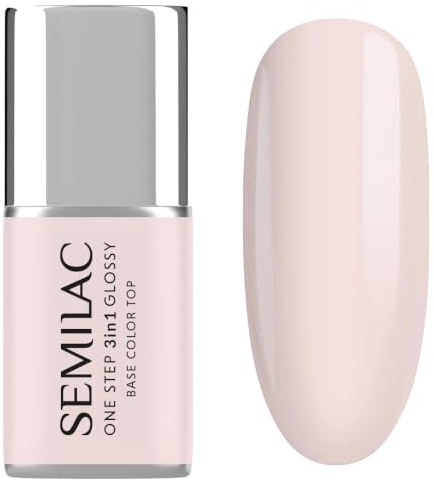 Semilac UV-nagellack 3-i-1 One Step Glossy S255 Ecru 7 ml