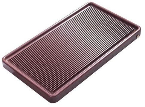 Plateau à thé rectangulaire pour la maison, service à thé Kung Fu simple, grande assiette à thé de 60 x 40 cm, parfaite pour servir le thé, idéale pour la relaxation et le divertissement, design