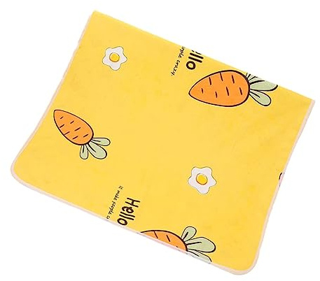 Toyvian Coussinet Allaitement Jaune pour Matelas à Bébé Protecteur Urinoir Accessoire de Sommeil