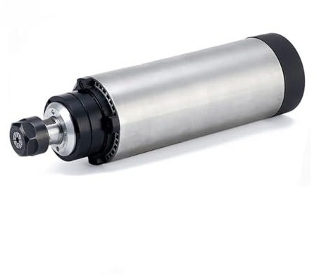 TIEOAXFT Motore mandrino CNC 1,5 kW 1500 W 110 V raffreddato ad Acqua, Motore mandrino 65 mm, 4 Cuscinetti, 24000 Giri/min, 400 Hz, for Macchina Router CNC