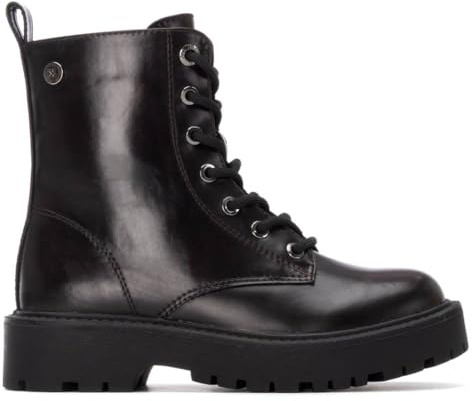 XTI - Botín Niña Burdeos - Calzado Cómodo y Versátil - Moda casual - Modelo 15133802 (Talla 32)