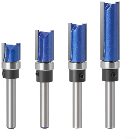 6mm Shank Top Bearing Dado Planer Router Bit, Perfect for Trimming and Woodworking Tasks (2#)