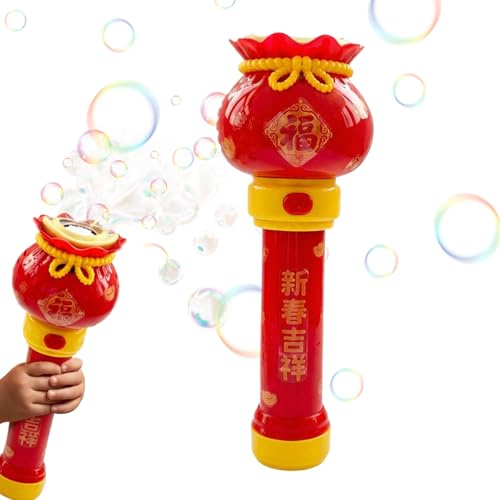 Yanayi Bubblemaskin,Ny Med Musik Och - Automatisk Bubblemaskin Med 1000 Bubblor I Minuten | För Utomhus, Barn, Bakgård, Badlek, och Nyårsparty