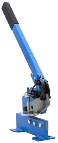 Cisaille Manuelle à Levier, Cisaille Découpe Coupe à Tôle Métaux Métal 125 mm Bleu