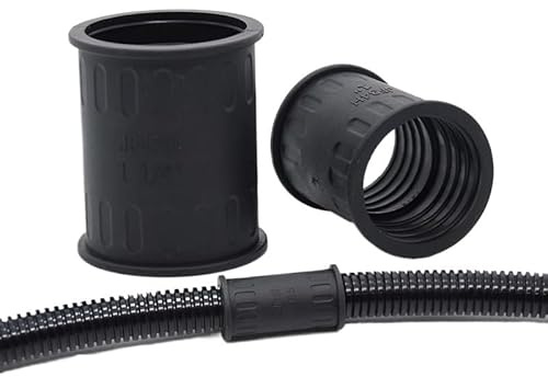 1 tubo ondulato in plastica a due vie, tubo ondulato in gomma, impermeabile, AD10, connettore antiurto, guarnizione per cavi (JFH-AD13)