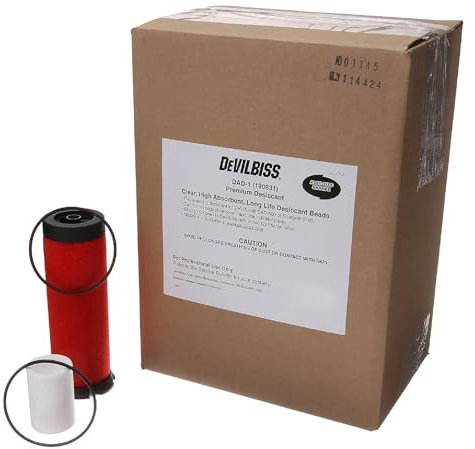 DeVilbiss DAD600-1 - Kit di Messa a Punto essiccante con Elemento filtrante a coalescenza