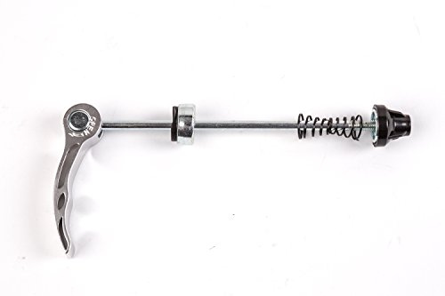 Schnellspanner Fahrrad Alu Hinterrad Laufrad hinten HR Hohl Achse silber 135mm