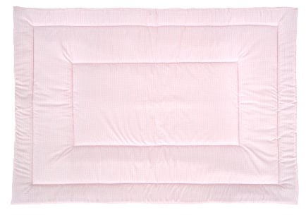 Tavolinchen KrabbeldeckeTwistKaro Babykrabbeldecke Laufstalleinlage - rose - 100/140
