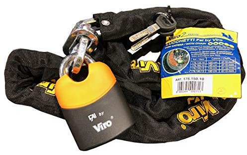 VIRO 2RUOTE Lucchetto Gancio E.+Catena L150D13