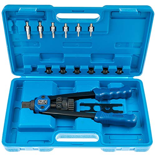 Satra S-2NRH Profi-Nietmutternzange M3 - M10, inkl. Kunststoffkoffer