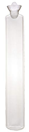Sänger Gummi Wärmflasche Longi, Wärmeflasche, Körperwärmer, extra lang, 77cm, weiß, 2,5 L