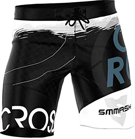 SMMASH Kompressionshose Herren Sporthose Kurz Shorts Thaibox Muay Thai Hose Boxhose Sporthose Trainingsshorts Atmungsaktiv Abriebfest