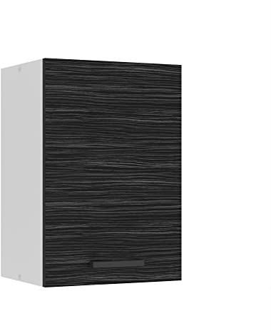 Belini Hängeschrank Küche SG 40 cm, mit 1 Tür, Königliches Ebenholz | Küchenschränke, Oberschrank, Küchenhängeschränke, Wandschrank Hängend
