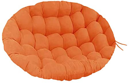 Extra großes rundes Papasan-Sitzkissen, Bodenkissen für Drehstühle für Innen- und Außenbereich, Garten, Papasansessel, Ersatzkissen
